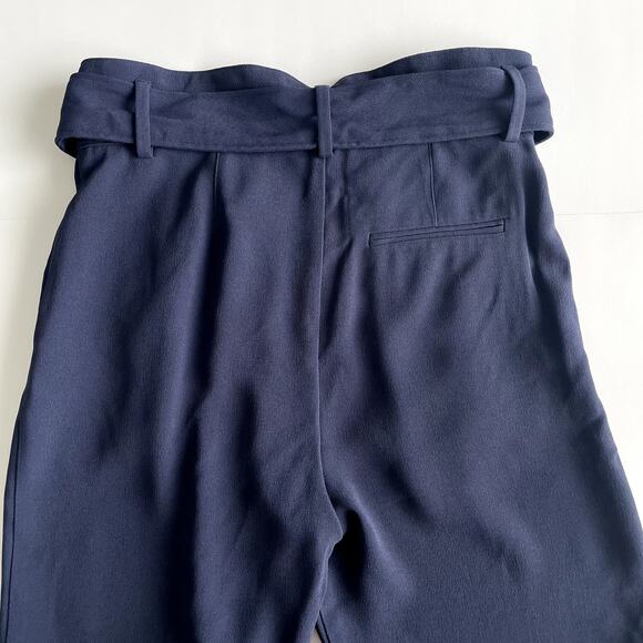 NWT SÉZANE Austin Trousers Navy High Waisted Pants Size 6 - Picture 11 of 16